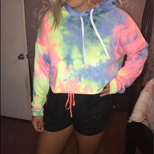 RUE 21 CROP TOP HOODIE SIZE XL
